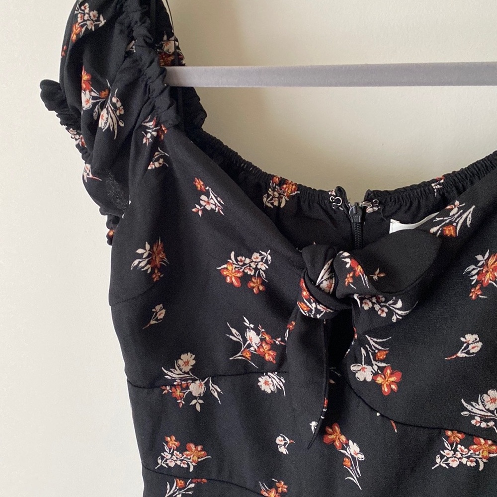 Black Floral Dress
